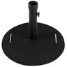 Base para Guarda Sol Ombrelone Sombreiro Concreto 22kg Preto Suporte Piscina Praia Bel - 1