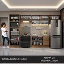 Ver imagem 6 de Armário de Cozinha Completa 350cm Rustic Stella Madesa 01