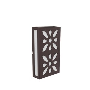 Arandela Led Cobogo Mandala 12w Av Ip65 Bivolt Policarbonato