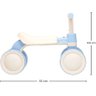 Bicicleta de Equilíbrio sem Pedal com Som para Bebês a Partir de 12 Meses Buba (azul) - 7