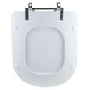 Ver imagem 5 de Assento Sanitário Tampa de Vaso Branco Mdf Laqueado Duna para Bacia Deca