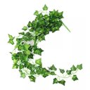 Ver imagem 4 de 2 Galhos Folhagem Pendente de Hera 90cm Trepadeira Verde