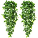 Ver imagem 1 de 2 Galhos Folhagem Pendente de Hera 90cm Trepadeira Verde
