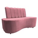 Ver imagem 3 de Sofa Curvo Feijão Organico Lisboa Rosa