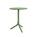 Ver imagem 2 de Mesa Redonda Livy Aurah 60x74,5cm Verde Oliva em Polipropileno Plaxmetal