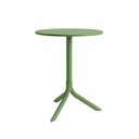 Ver imagem 3 de Mesa Redonda Livy Aurah 60x74,5cm Verde Oliva em Polipropileno Plaxmetal