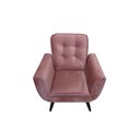 Ver imagem 2 de Poltrona Saturno para Sala de Estar Quarto Escritório Tecido Suede - Rosa