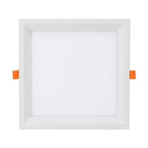 Painel LED Taschibra Lux Quadrado Recuado, Embutir, 12 Watts, Luz Branca 6500K