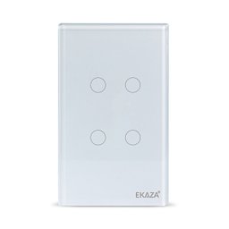 Interruptor Inteligente Wifi 4 Botões Touch Smart Ekaza Alexa e Google - 2