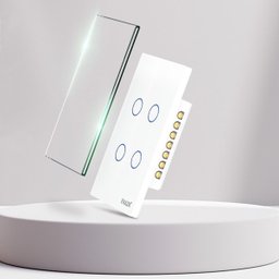 Interruptor Inteligente Wifi 4 Botões Touch Smart Ekaza Alexa e Google - 3