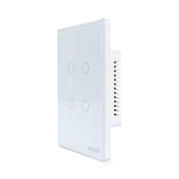 Interruptor Inteligente Wifi 4 Botões Touch Smart Ekaza Alexa e Google - 1