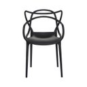 Ver imagem 4 de Kit 8 Cadeiras Allegra Preta Sala Cozinha Jantar