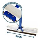 Ver imagem 2 de Rodo sem Cabo Limpa Vidros Régua 25 Cm Combinado Bralimpia