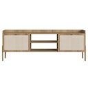 Ver imagem 6 de Rack Para TV 70 Pol Palhinha 27930 Linha Oslo Hanover Artesano