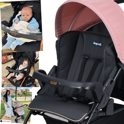 Carrinho de Bebe Bebe Conforto Moises Burigotto Ecco CZ Rosa - 4