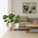 Ver imagem 3 de Kit 2 Suportes Tripé 45x15 para Vaso de Chão em Aço Carbono - Médio Nv516bpg