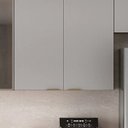 Ver imagem 4 de Armário 80cm 2 Portas Mdf Dobradiças Slow Motion Lumina - Itatiaia Cinamomo/fendi