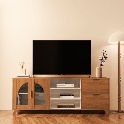 Rack para TV até 75 Polegadas MDF 180cm Murano
