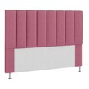 Ver imagem 1 de Cabeceira Estofada Libia 90CM Solteiro Suede Rosa - D A DECOR