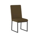 Ver imagem 5 de Kit 2 Cadeiras para Mesa de Jantar Base Industrial Preto Balaqui Marrom