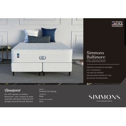 Colchão King Simmons Baltimore Macio 193x203 - 2