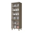 Ver imagem 7 de Cristaleira Lora 4 Portas 4 Prateleiras MDF-Vidro 71,5cm Casa 812