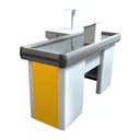 Ver imagem 2 de Caixa Supermercado Empacotador Amarelo 1,50m Check Out e Balança 30kg Urano Bivolt
