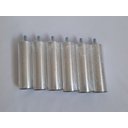 Ver imagem 7 de Kit 6 Pés Cama Box Solteiro ou Bipartida Tubo Cromado 13cm