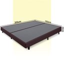 Ver imagem 3 de Cama Box King Anti Refluxo Marrom Inclinada 193x203cm Bf Colchões