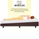 Ver imagem 6 de Cama Box King Anti Refluxo Marrom Inclinada 193x203cm Bf Colchões