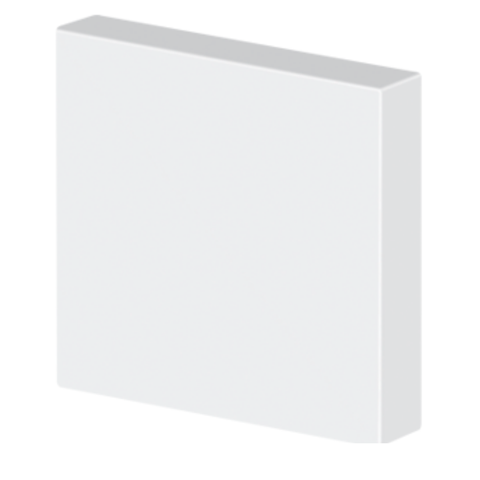 Roseta para Portas Ref.24346 100mmx100mm Santa Luzia:branco