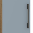 Ver imagem 4 de Guarda Roupa Canto Reto 90cm com 1 Porta Delphi Avelã/grey L01 - Mpozenato