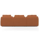 Ver imagem 7 de Sofá 3 Lugares com Chaise Direito Sala Living 248cm Arlo F04 Bouclê Terracota - Lyam Decor