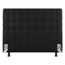 Ver imagem 1 de Cabeceira Cama Box Casal Queen Size Dahlia 160cm com Frame Sintético Preto - Abmaza