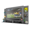 Ver imagem 6 de Painel Tv 60" Com Prateleiras De Vidro Brasil Multimóveis Br2739 Grafite
