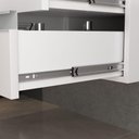 Ver imagem 6 de Conjunto Gabinete Banheiro Prisma 80cm Gabinete + Cuba + Espelheira Branco Inteiro