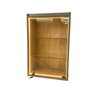 Vitrine Suspensa Amadeirada Fita Led Porta Vidro Tabacaria - 3