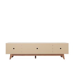 Rack para Tv até 75 Polegadas Clint (220cm) - Off White Fosco/natural - 6