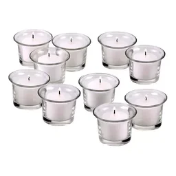 12 Porta Velas Castiçal Vidro Lamparina Decorativas Festas - 1