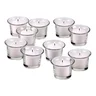 12 Porta Velas Castiçal Vidro Lamparina Decorativas Festas - 1
