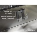 Ver imagem 3 de Porta Esponja Inox com Ventosa Suporte para Pias e Cubas Calha Úmida