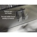 Ver imagem 3 de Porta Esponja Inox com Ventosa Suporte para Pias e Cubas