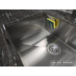 Porta Esponja Inox com Ventosa Suporte para Pias e Cubas - 4