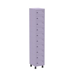 Armário Porta Objeto 10 Portas Aço Apop 501/10 - 2