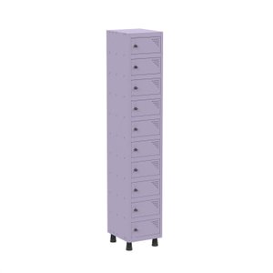 Armário Porta Objeto 10 Portas Aço Apop 501/10
