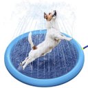 Ver imagem 7 de Piscina Tapete Chafariz Inflavel Fonte Agua Pet Cachorro Criança Verao Sol Calor Divertido Camping J