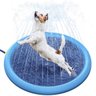 Piscina Tapete Chafariz Inflavel Fonte Agua Pet Cachorro Criança Verao Sol Calor Divertido Camping J - 1