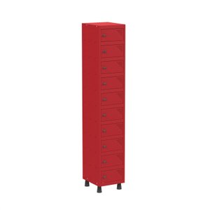 Armário Porta Objeto 10 Portas Aço Apop 501/10