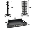 Ver imagem 2 de Kit Cantinho Café Bandeja Porta Cápsula Dolce Gusto Xicara