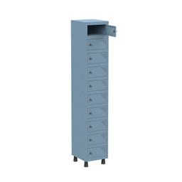 Armário Porta Objeto 10 Portas Aço Apop 501/10 - 3